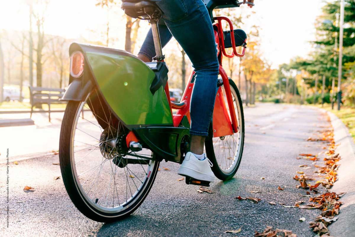Auch E-Bike fahren macht fit