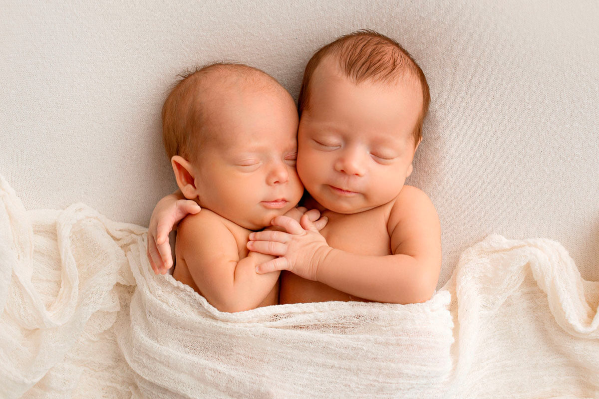  Ob als Erster oder als Zweiter auf der Welt - auf die spätere Gesundheit hat die Geburtsreihenfolge bei Zwillingen keinen Einfluss.