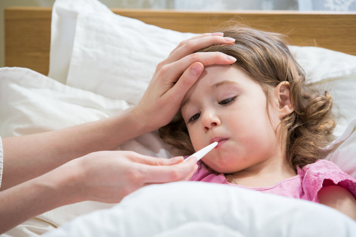 Grippe oder Covid-19 beim Kind?