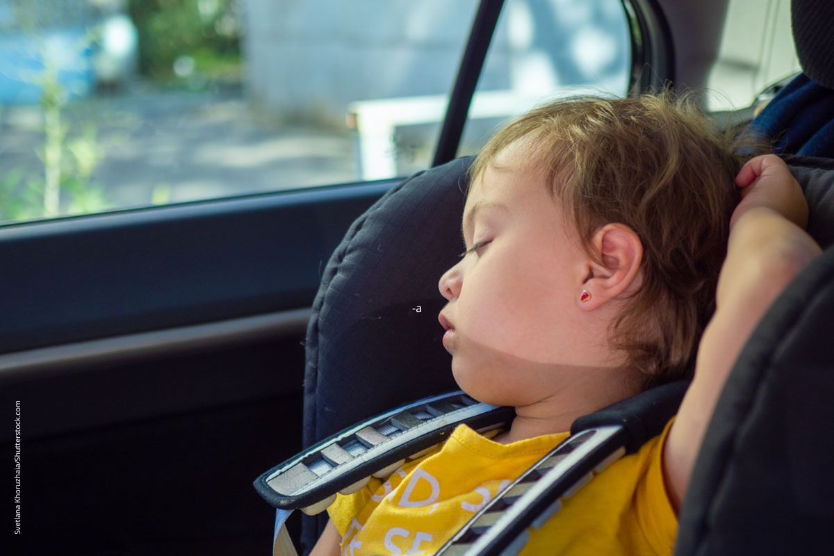 Kind nicht im Auto vergessen!
